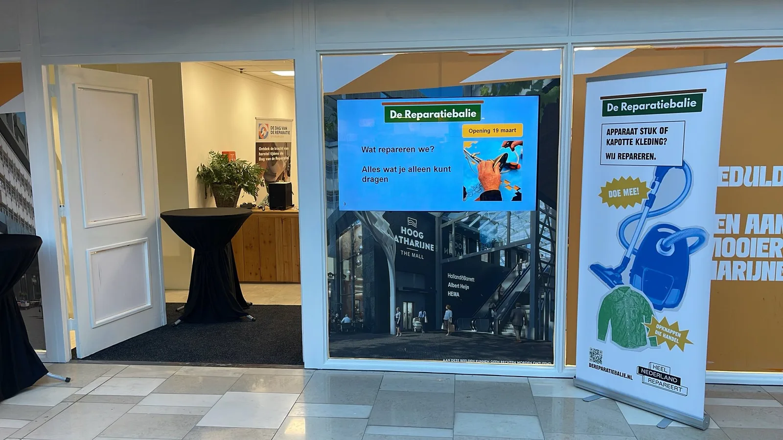 Openingsevenement De Reparatiebalie